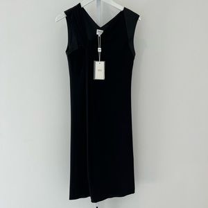ARMANI COLLEZIONI BLACK EMBELLISHED CRYSTAL DRESS SIZE IT 42 / US 8 NWTS!